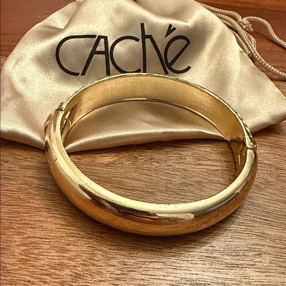 Cache Gold Bracelet with Silver Rhinestones - Picture 4 of 7